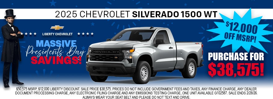 2025 CHEVROLET SILVERADO 1500 WT