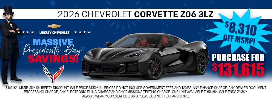 2026 CHEVROLET CORVETTE Z06 3LZ