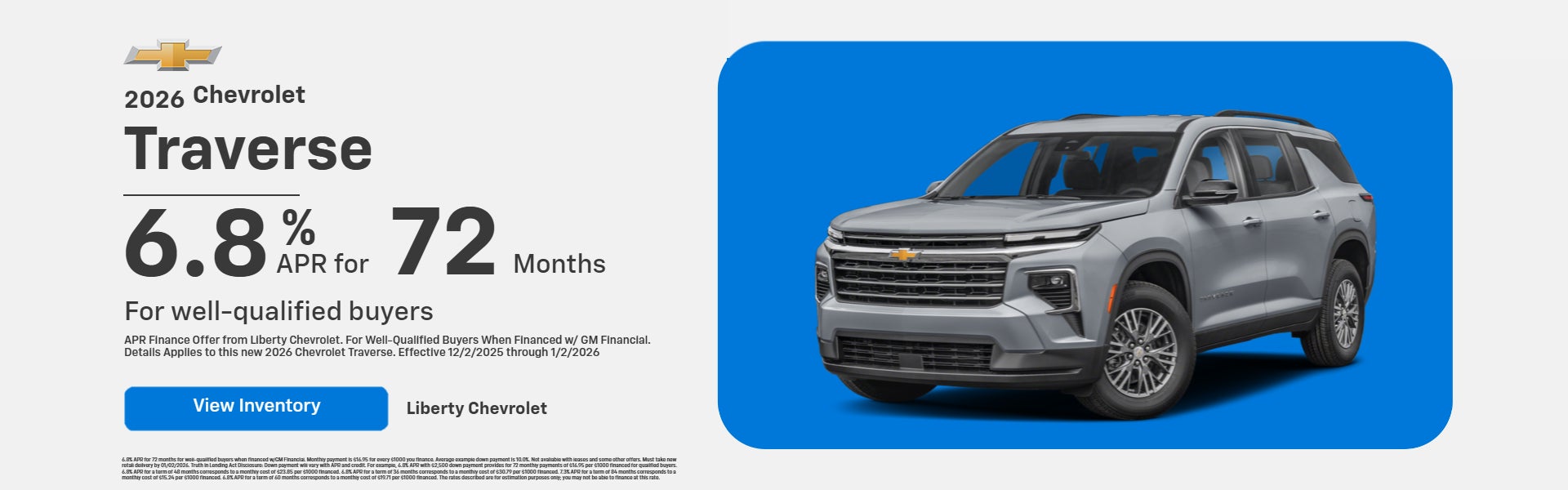 2026 Chevrolet Traverse