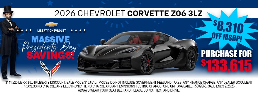 2026 CHEVROLET CORVETTE Z06 3LZ