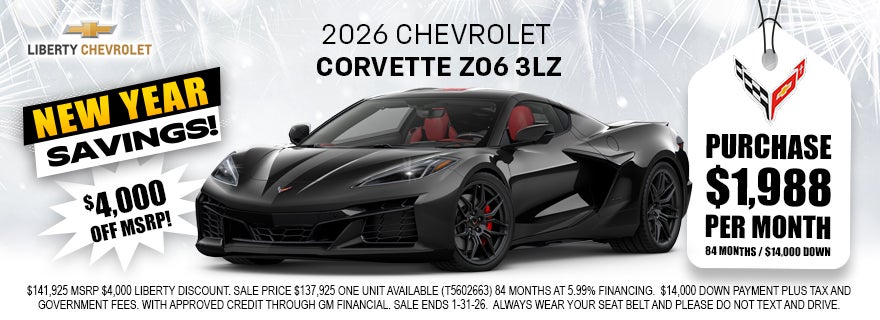 2026 Chevrolet Corvette Z06 3LZ